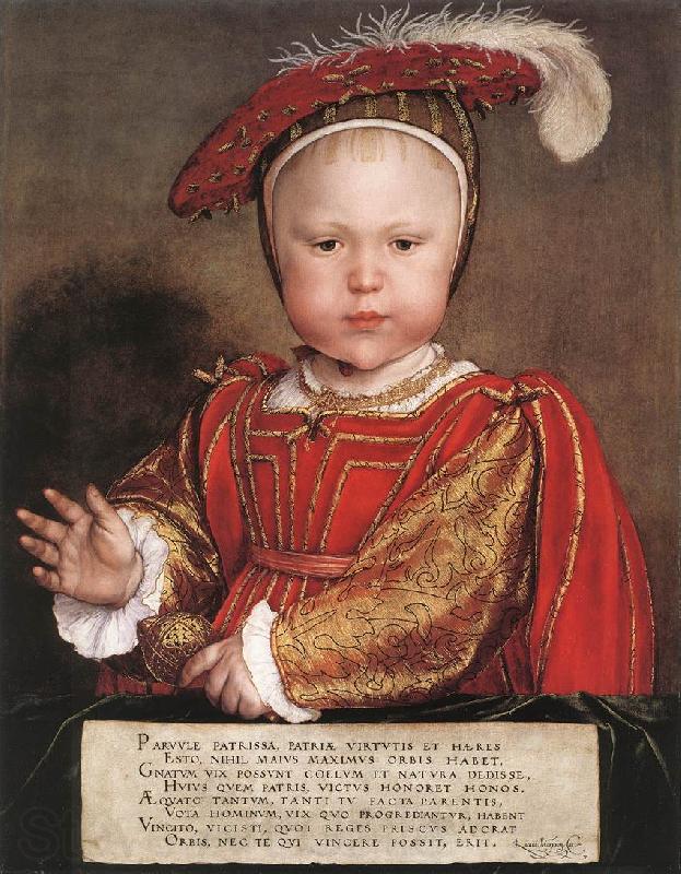 HOLBEIN, Hans the Younger Portrait of Edward, Prince of Wales sg France oil painting art